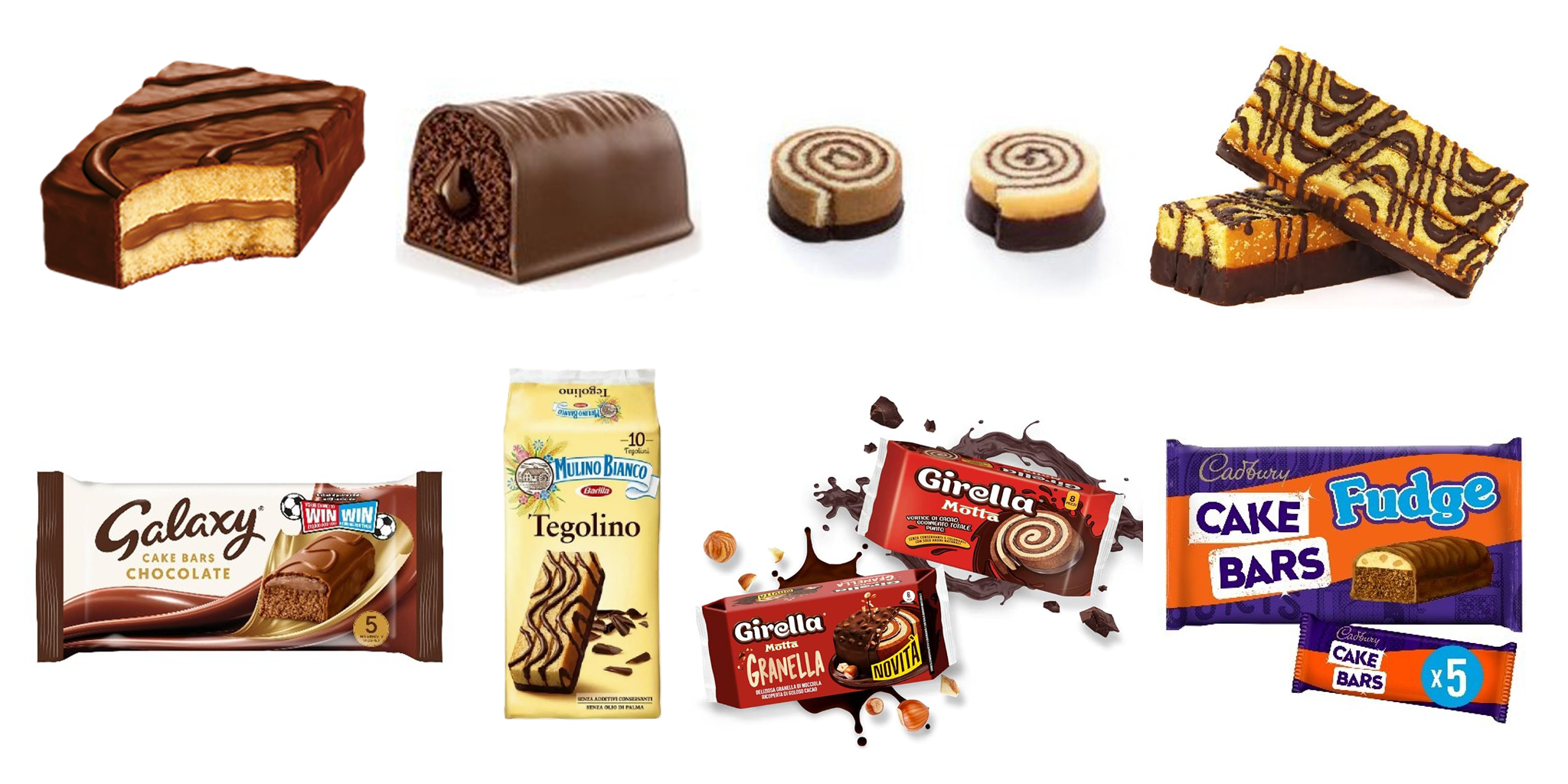 Sponge Layer Cakes and Cake Bars Products